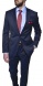 Dark blue wool Slim Fit suit
