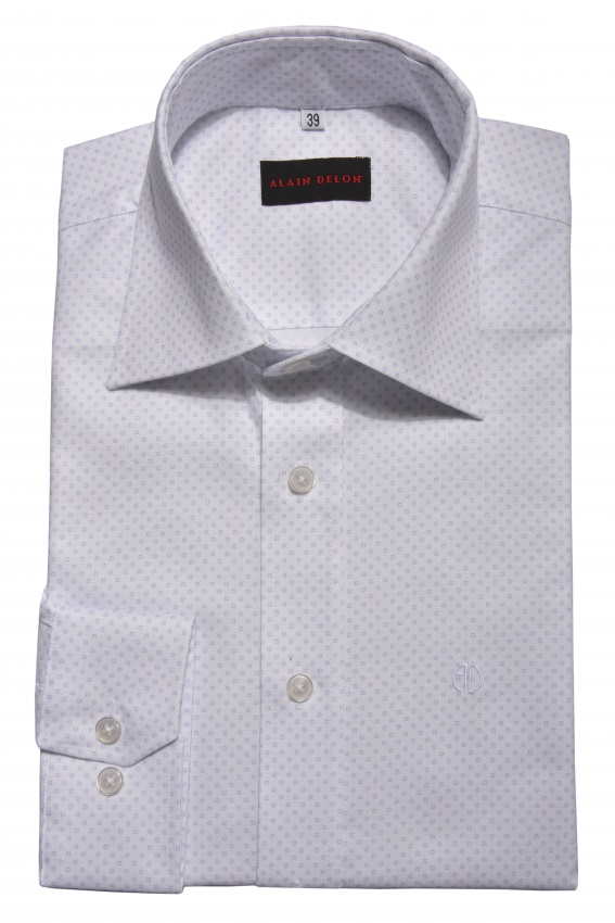 White Basic Slim Fit shirt - Shirts - E-shop | alaindelon.co.uk