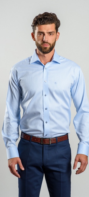 Blue Classic Fit business shirt