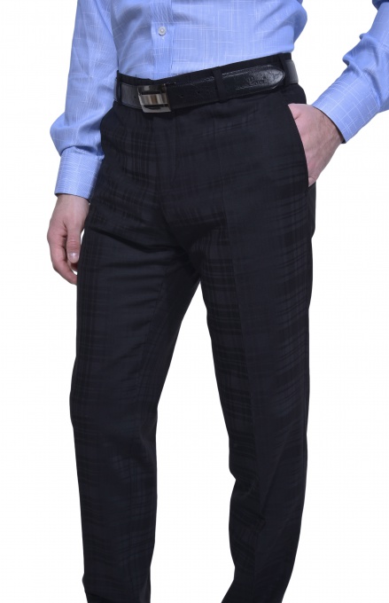 Black suit trousers