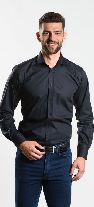 Čierna Classic Fit košeľa