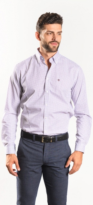 Patterned Extra Slim Fit shirt