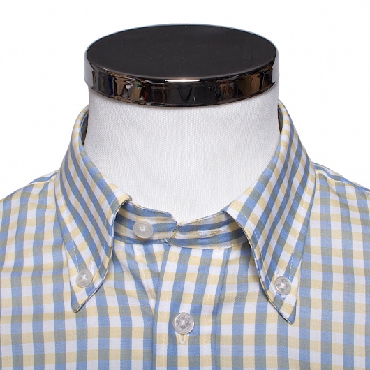 Károvaná voľnočasová Slim Fit košeľa