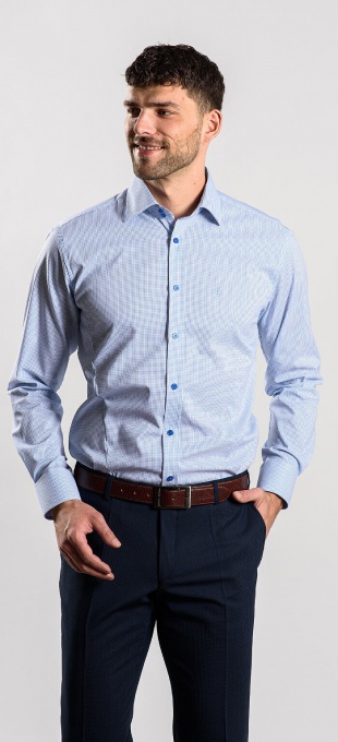 White Extra Slim Fit Patterned Shirt
