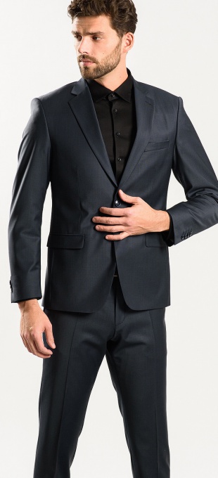 Dark grey Slim Fit suit