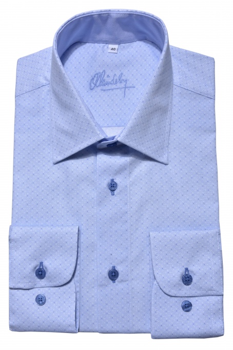 LIMITED EDITION modrá Slim Fit business košeľa