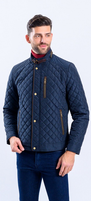 Dark blue padded jacket