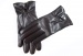 Brown leather gloves