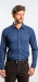 Dark blue Stretch Extra Slim Fit non-iron shirt