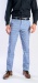 Pale blue checked chinos trousers