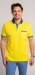 Yellow cotton polo shirt