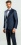 Tmavomodrý Slim Fit oblek