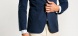 Dark blue cotton blazer - Basic line