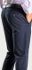 Dark blue casual chinos