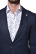 Blue unstructured blazer