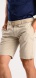 Beige cotton shorts