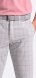 Grey Checked Chino Trousers