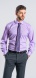 Fialová Slim Fit košeľa rady Basic