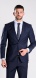 Dark blue suit jacket - Basic line XL sizes