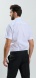 White Patterned Slim Fit Short-Sleeve Shirt