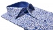 Blue Slim Fit printed shirt