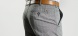 Šedo-hnedé kárované nohavice