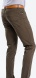 Brown trousers with rooster track pattern