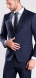 Dark blue suit jacket - Basic line XL sizes