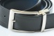 Reversible leather belt