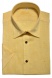 Yellow linen Extra Slim Fit short sleeved shirt
