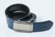 Reversible leather belt with easy fix buckle