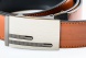 Reversible leather belt with easy fix buckle