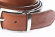 Reversible leather belt