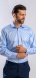 Pale blue Slim Fit shirt with fine pattern