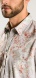Flower patterned Extra Slim Fit short-sleeved shirt