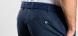 Tmavomodré bavlnené krátke nohavice