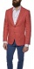 Strawberry linen blazer