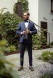 Dark blue Slim Fit suit - XL size