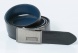 Reversible leather belt with easy fix buckle