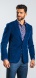 Dark blue cotton Basic blazer