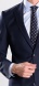 Tmavomodré oblekové sako rady Basic