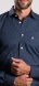 Tmavomodrá vzorovaná Slim Fit košeľa