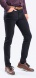 Black jeans with washed effect