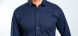 Tmavomodrá strečová Extra Slim Fit košeľa s nekrčivou úpravou