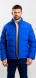 Výrazná modrá zimná bunda