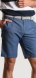 Grey-blue linen blend shorts
