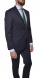 Tmavomodré Basic oblekové sako
