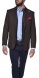 Brown autumn wool blazer