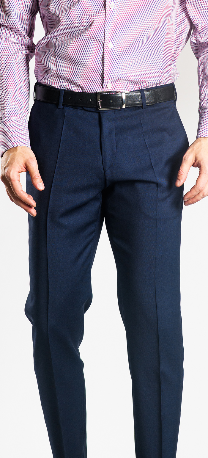 Navy Blue Trousers - Buy Navy Blue Trousers online in India